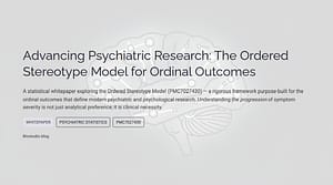 Advancing Psychiatric Research: The Ordered Stereotype Model for Ordinal Outcomes